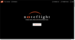 Desktop Screenshot of noteflight.com