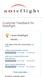 Mobile Screenshot of feedback.noteflight.com