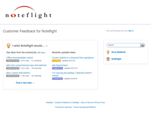 Tablet Screenshot of feedback.noteflight.com